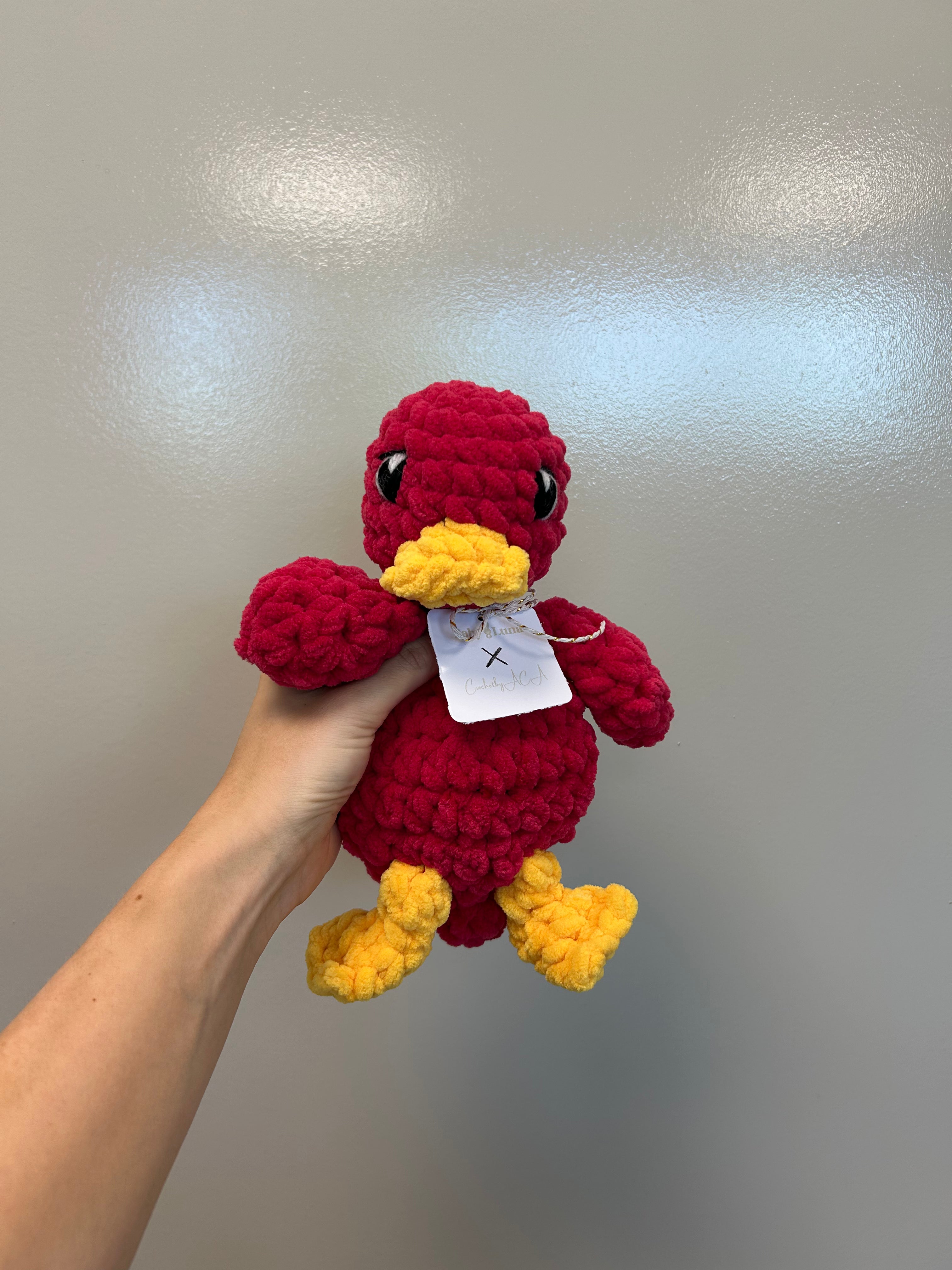 Baby Luna | Mini Della Duck handgemaakte knuffel