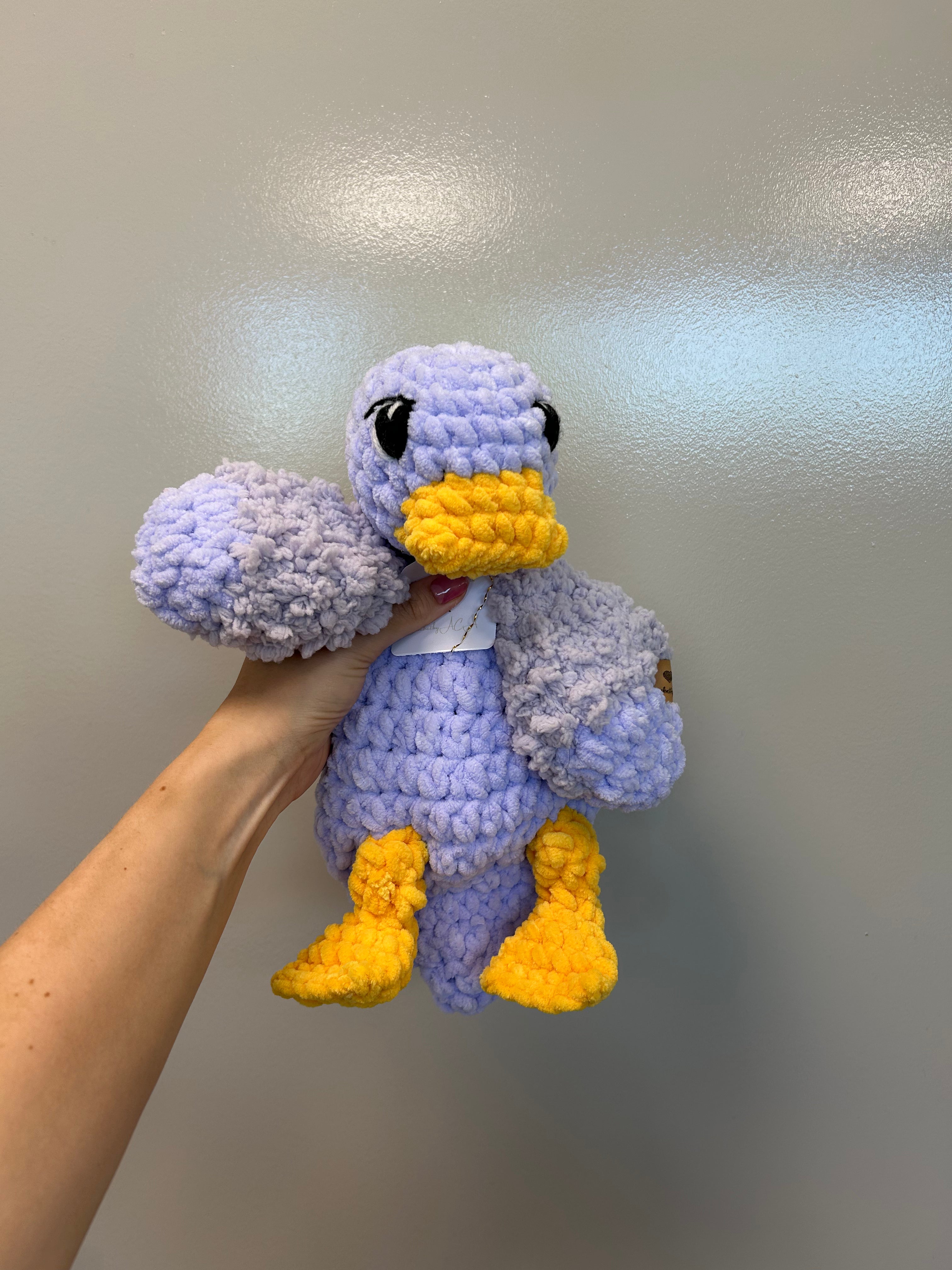 Baby Luna | Della the Duck handgemaakte knuffel