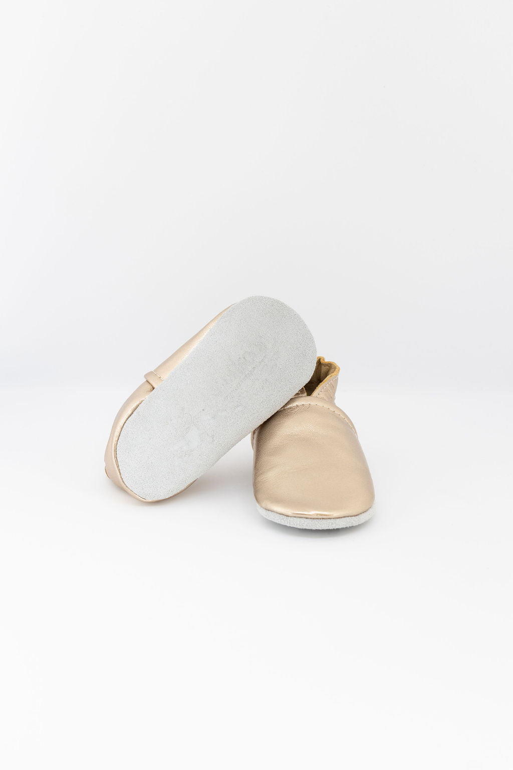 Baby Luna | Baby soft slofjes goud