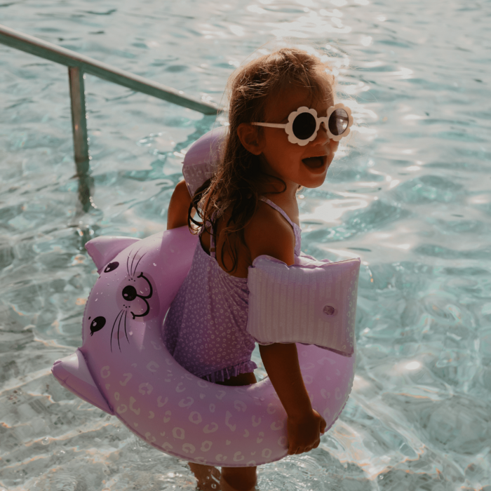 Baby Luna | Swim Essentials | Leopard | Lila Zwembandjes 2-6 jaar