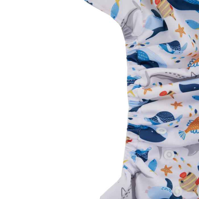 Baby Luna | Zwemluier | Klittenband | Sea Animals