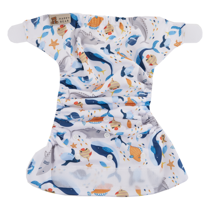 Baby Luna | Zwemluier | Klittenband | Sea Animals