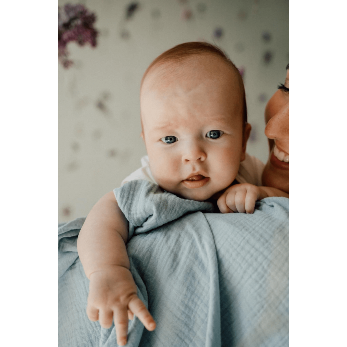 Baby Luna | Mousseline Baby blauw