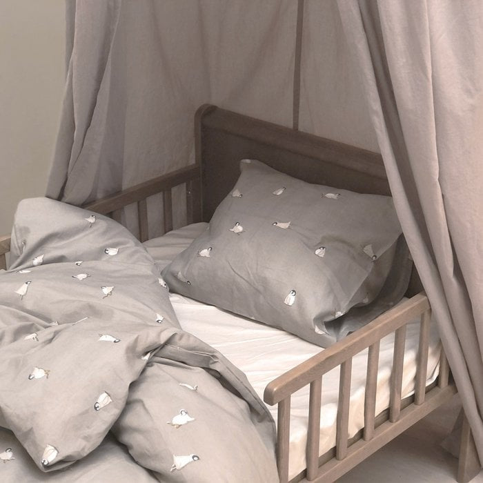 Baby Luna | Bedlinnen set Pinguin voor Baby