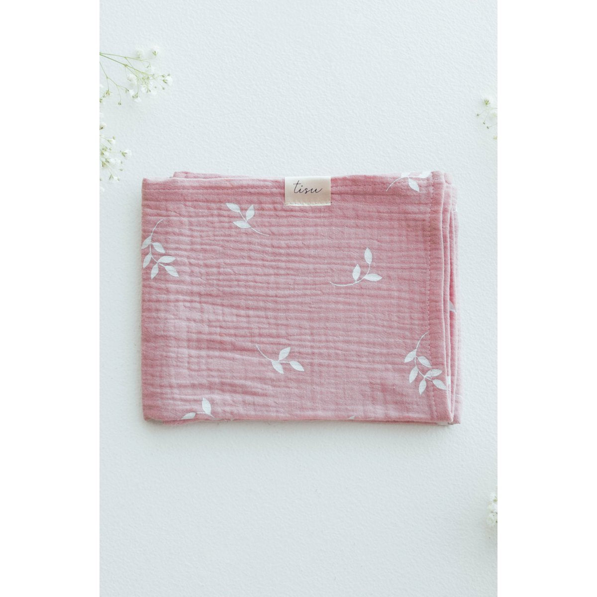 Baby Luna | Mousseline Blush bladeren