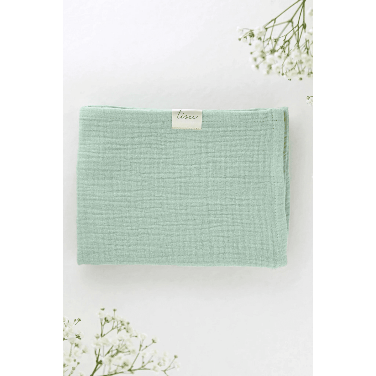 Baby Luna | Mousseline set Pistache & Baby blauw