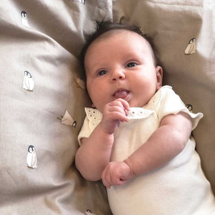 Baby Luna | Bedlinnen set Pinguin voor Baby