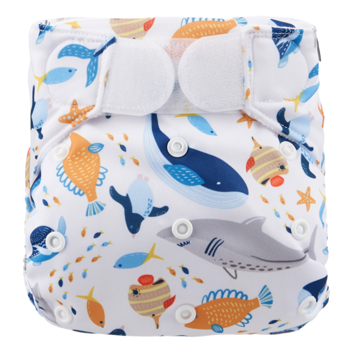 Baby Luna | Zwemluier | Klittenband | Sea Animals